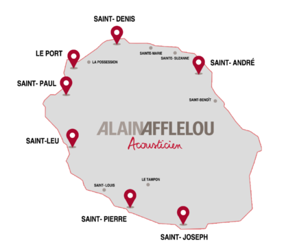 Magasins Alain Afflelou Acousticien à la Réunion