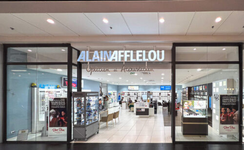 image de la façade du magasin alain afflelou le port à l'intérieur du Cap Sacré-Coeur